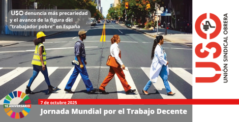 7 de octubre: Jornada Mundial por el Trabajo Decente