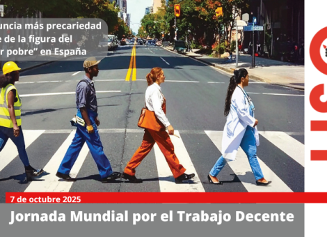 7 de octubre: Jornada Mundial por el Trabajo Decente