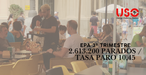 El paro sube al 10,45% en el tercer trimestre pese a crearse más de 118.000 empleos