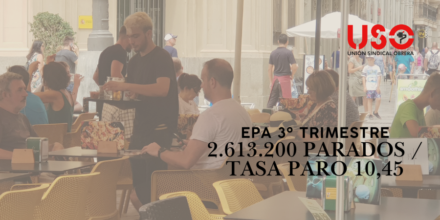 El paro sube al 10,45% en el tercer trimestre pese a crearse más de 118.000 empleos El paro sube al 10,45% en el tercer trimestre pese a crearse más de 118.000 empleos