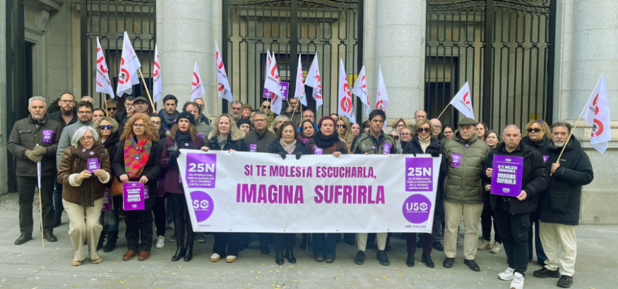 USO exige responsabilidad colectiva y políticas frente a la violencia contra las mujeres