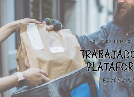 Nueva guía de ITSS: prevención para trabajadores de plataformas digitales y reparto