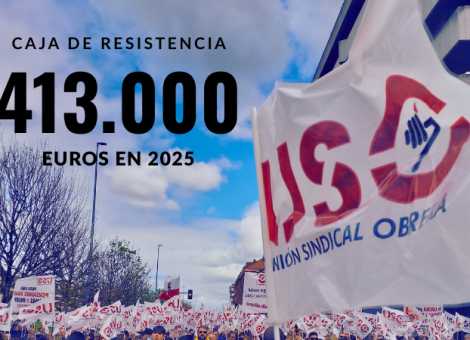 USO destina 413.000 euros en 2025 a trabajadores a través de la Caja de Resistencia