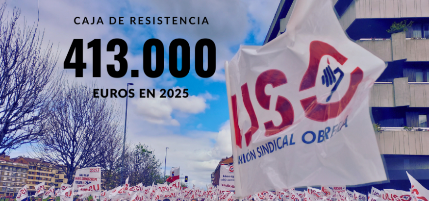 USO destina más de 413.000 euros en 2025 a trabajadores en conflicto a través de su Caja de Resistencia