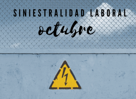 Siniestralidad octubre 2025: 624 personas muertas en el trabajo
