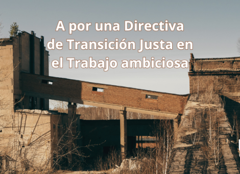 El Parlamento Europeo respalda una Directiva de Transición Justa en el Trabajo