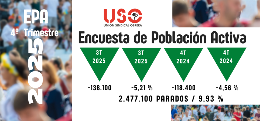 EPA 2025: el paro baja al fin de dos cifras, ahora toca un empleo de calidad