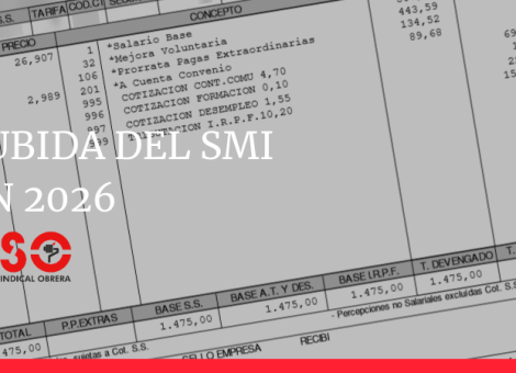 El SMI sube un 3,1 % en 2026: así afectará a tu nómina