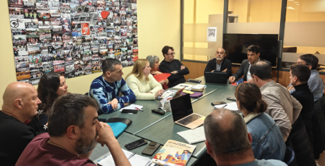 Joaquín Pérez se reúne con el Comité Territorial de USO-Asturias