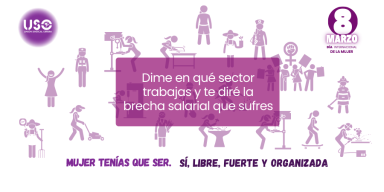 Sindicato USO. La brecha salarial por sectores productivos, una desigualdad estructural
