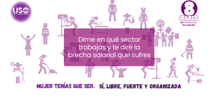Sindicato USO. La brecha salarial por sectores productivos, una desigualdad estructural