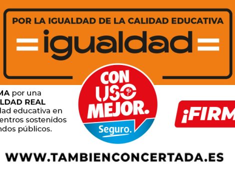 FEUSO lanza IGUALDAD para reclamar la misma jornada en la enseñanza concertada