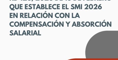 Informe RD 126/2026 SMI 2026 en relación con la compensación y absorción salarial