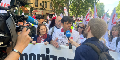Más de 6.000 personas llenan Madrid el 1 de Mayo con USO al grito de "Humanizar el empleo"