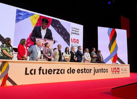 El 13 Congreso Confederal reelige a Joaquín Pérez para liderar una USO más fuerte y unida