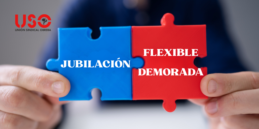 Sindicato USO. Novedades de la jubilación flexible y demorada tras el RD 416/2026
