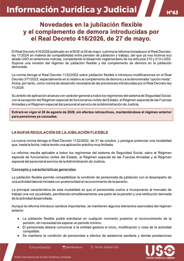 Información Jurídica y Judicial nº 63