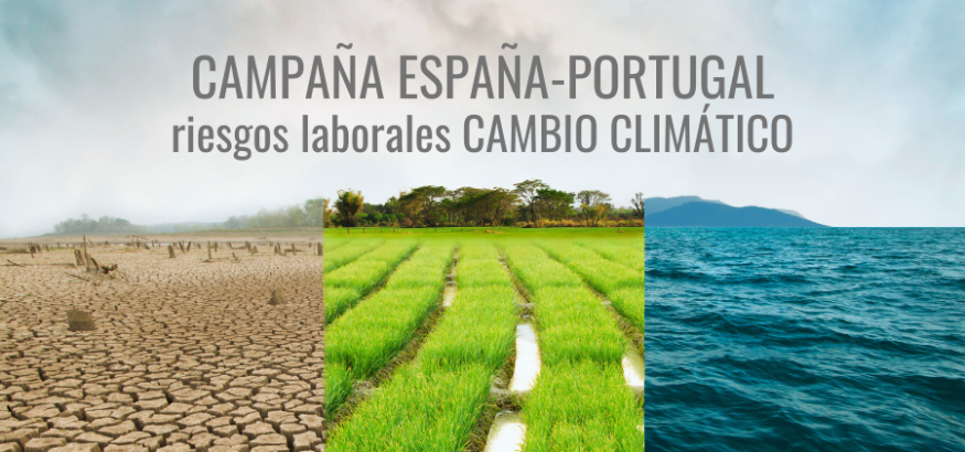 España y Portugal lanzan una campaña frente a los riesgos laborales del cambio climático