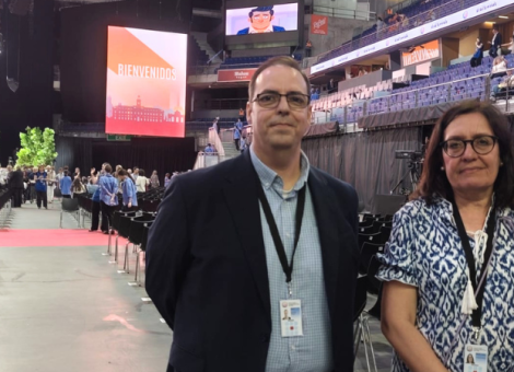 USO, presente en el encuentro “Tejer redes” con el Papa León XIV