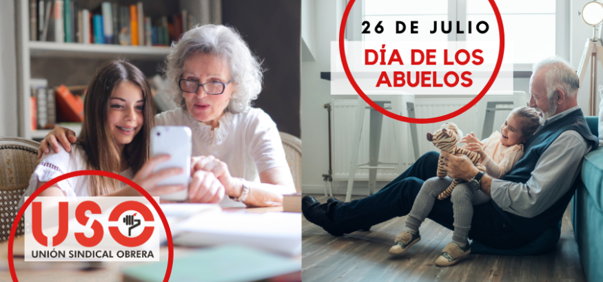 Día Mundial de los Abuelos: USO reivindica pensiones dignas