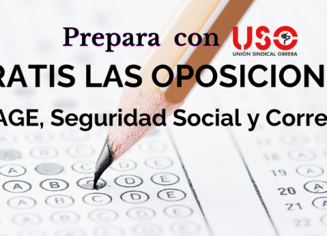 Prepara gratis con USO las oposiciones a AGE, Seguridad Social y Correos