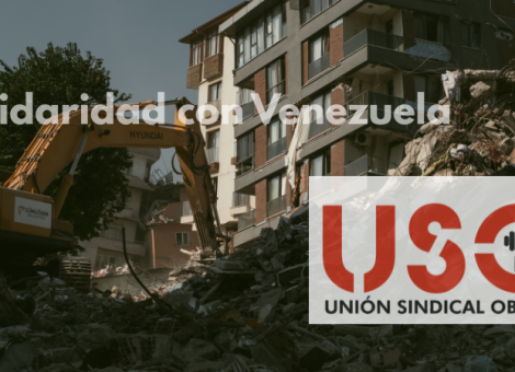 USO traslada su solidaridad con las víctimas de los terremotos de Venezuela