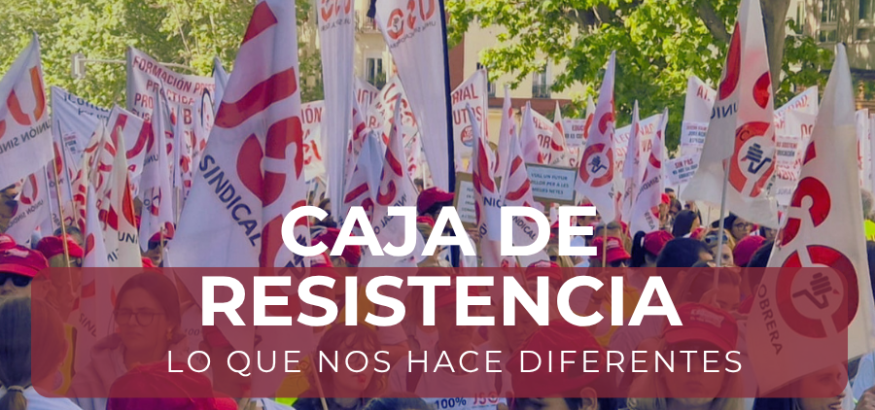 La Caja de Resistencia de USO moviliza más de 90.000 euros en el primer semestre