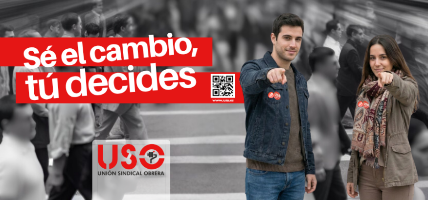 Sindicato USO. Sé el cambio, tú decides