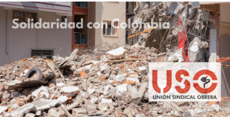 USO expresa su solidaridad con Colombia tras el devastador terremoto USO expresa su solidaridad con Colombia tras el devastador terremoto