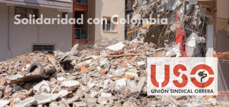 USO expresa su solidaridad con Colombia tras el devastador terremoto USO expresa su solidaridad con Colombia tras el devastador terremoto
