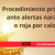 Procedimiento práctico ante alerta naranja o roja por calor